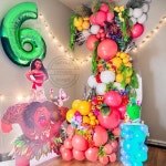 82PCS 오션 모험 나 풍선 열 세트 32 인치 녹색 번호 에어 글로브 1-9st 소녀 파티 홈 장식 : 트레이드셀32