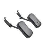 혼다 골드윙 1500 GL1500A 아스펜케이드 GL1500SE 1988-2000 블랙크롬용 오토바이 동승자 팔걸이 PU 가죽 패드 포함 : 루카스뉴