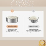 최신 다채로운 디지털 터치 스크린 다기능 3L 저당 비주얼 전기 밥솥 3~5인용에 적합 : 트레이드셀38