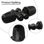 드립 관개용 바브 티 커넥터 20개 세트 정원 급수 시스템에 쉽게 연결할 있는 6방향 피팅 : 성연전기