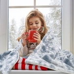 GOQO TOMO 온열 담요, 프리미엄 유리 구슬 60인치 x 80인치 전기 난방 담요 2개, 12가지 레벨 포함 1개 그레이-H6080 Grey 60 x 80 : 김픽샵