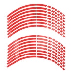 타이어 스티커 휠 림 자동차 부품 스트립 1 세트 16pcs 18 액세서리 오토바이 휠에 대 한 반사 : 바이셀일레븐