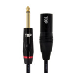 HDTOP 국산 5.5 모노 TO XLR 수 마이크 케이블 블랙 40M HT-TP5296 : 퍼니케이블