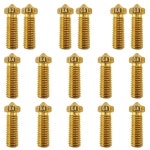 16Pc 화산 노즐 키트 바이퍼 황동 3D 프린터 02 /04 /06 /08mm 포병 1 16Pcs Ender 3 Nozzle 0. : 백야커머스