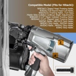 히타치 NR83AA3 NV83A2 NR83A2 S NR83AA2 NV83A3S NR83A3S NR83AA4 네일러용 LEFITPA 교체용 4팩 883 507 육각 소켓 HD 볼트 : Nori동산