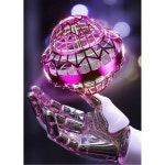 플라잉 스피너 UFO형 플라이노바 피젯 부메랑 장난감 3종 파란색 회전 공 : 쉽마인