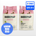 인섹트업 스킨 강아지 알러지 사료 피부 하이포알러지 기호성 좋은 곤충사료 동애등에, 2kg, 2개 : 핏펫