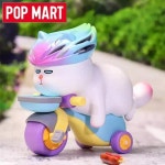 POP MART 비비캣 귀여운 헬멧 시리즈 블라인드 박스 미스터리 장난감 인형 애니메이션 피규어 데스크탑 장식품 선물 컬렉션 : 쿠쿠스토어22