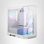 MSI MAG PANO M100R PZ 화이트 - 프리미엄 미드 타워 게이밍 PC 케이스 : 백야커머스