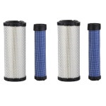 FLTRUCKTOP 2PCS 6672468 6672467 Air Filter Compatible with Bobcat 325 328 329 425 428 E26 E32 E34 E3 : 자성마켓