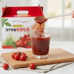 국산 대추방울토마토즙 100% 무설탕 무첨가 건강즙 50포 : 진아네농장