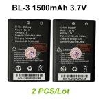Baofeng UV-3R BF-R5 3.7V 1500mAh 리튬 이온 양방향 라디오 충전식 배터리 용 2 개/몫 BL-3 : 트레이드셀45