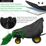 John Deere 2320 시리즈용 트랙터 커버, 방수 및 내구성, 블랙, LP95637 : 용용사스토어