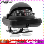 범용 나침반 미니 탐색 로터리 조정 가능한 구형 대시 보드 가이드 차량 액세서리 : 트레이드셀45