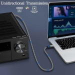 전화 PC 노트북 하이파이 사운드 시스템과 호환되는 XMSJSIY USB C to TOS : 백야커머스