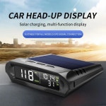ELING 디지털 HUD GPS 속도계, 과속 경보 시간 고도 헤드 업 디스플레이 태양광 충전 피로 운전 알림 : 진성글로벌로지스4