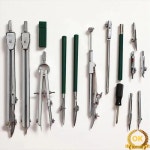 H4015 전문가용 컴퍼스 세트 금속 도면 : 트레이드셀45