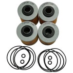 오토바이 오일 필터 Yamaha YFM600 98-01 YFM700 06-19 XV125 Virago 97-01 XVS125 00-04 XC200 90-91 FZR250 89-9 : 나디아백구샵