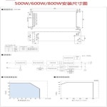 600W 스위칭 전원 공급 장치 S/SE-600-24V/25A 12V/50A 36V48V 최대 전력 : 도레비샵