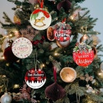 MEMOVAN 6개의 캐비티 라운드 코스터 몰드 3팩 실리콘 레진 왁스 원형 크리스마스 에폭시 주조 DIY 주얼리 키체인 만들기 펜던트 공예 장식용... 