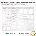 BHTS-건축용 도면 및 자 모양 - 주택 계획 주방 건물 인테리어 디자인용 3개 세트 : 트레이드셀38