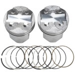 Ninja250 용 2pcs 62mm 링 키트 86-07 GPX250R 88-07 ZZR250 90-07 EL250 Eliminator 250 88-96 KLE250 93-01 : 베니스마켓몰