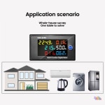 D85-2058 AC40-300V 디지털 전압계 다기능 단상 AC 전원 주파수  에너지 역률 모니터 : 미주에치