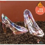 신데렐라의 크리스탈 유리 구두 로맨틱 칠석 선물 여자친구 베스트 프렌드 생일 홈 데코 창의적인 발렌타인데이 선물 : 케이엔케이몰