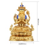 좋은 불교 가정 사원 그리스 불교 효과적인 보호 #   불교 네 팔 관음불 금상 46CM : 파크상사.