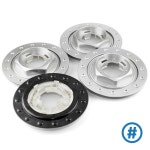 RhinoTuning 4pcs 150mm 휠 허브 센터 캡 자동차 조합 액세서리 09.23.264 RM 006 외부 : 모노데이14