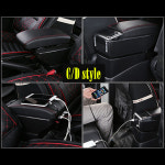 Ford Figo Armrest Box 용 컵 홀더 재떨이 USB 인터페이스가있는 중앙 저장소 내용 보관함 정리함 : 랜선세일즈