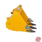 1:12 RC 유압 굴삭기 JD-106 336 모델 도랑 버킷 스테인레스 스틸 락 : 몰릭사