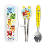 유유 도시락수저세트 넘버블럭스 한손에 교정 젓가락 스푼 케이스세트 수저세트 : 플라잉숍