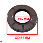 작은 백조 용 1Pcs 47-88-10-12 NBR 오일 씰 세탁기 고무 오일 씰 : 루카스워드