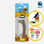 [퓨레+] 알파펫 강아지 개 껌 간식 에어드라이 사슴녹각 롱, 70g, 1개 : 잇츠그룸 공식스토어