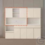 덕우 상부 수납장 1200 주방상부장교체 주방가구수납장 : 덕우무역