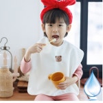 아기 워시빕 세안턱받이 유아 세수 수건 극세사 무형광 워시빕 : 헬스메디칼