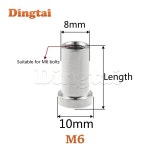 Dingtai 티타늄 볼트 510PCS M6x13 15 17 23 25 31.5 33 35mm 매립형 자전거 브레이크 볼트 잠금 클램프 너트 : 루카스원스