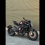 MV Agusta Brutale 675 750 800 910 920 989 1078 1090 RR S 오토바이 22mm 78 그립 핸들 엔드 리어뷰 미러 호환 : 루카스낸시2