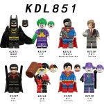 KDL851 배트맨 슈퍼맨 8종 코믹판 할리퀸 조커 DC 미니피규어 중국레고 G0189 : 조이통
