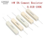 10PCS 10W 5% 시멘트 저항기 전력 저항 0.1R 0.33R 5R 10R 0.22 0.47 0.5 1 2 3 5 10 20 30 36R 100 1K 2K 3K 5.6K 1 : 루카스원스