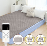 [국내생산]한일의료기 전기매트 카본 탄소 온열 매트 전자파없는 전기요 토퍼형 슈퍼싱글 : 휴아코