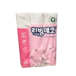 삼정펄프 리빙데코 롤휴지 도톰한 3겹 30m, 30롤, 1팩 : 새암의료기