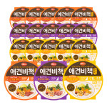 펫퍼스 애견비책 화식 강아지사료 습식 화식사료 자연식 멸균처리 글루텐프리 3종혼합(소+양+황태), 120g, 18개 : 펫퍼스