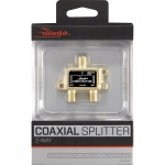 양방향 - 동축 골드 신제품 스플리터(rf-g1307) rocketfish 2 Way Coaxial Splitter : 파랑17초록
