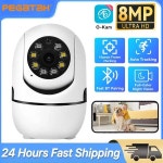 2.4G 8MP 카메라 와이파이 풀 컬러 야간 투시 IP 실내 보안 모니터 5.0배 줌 홈 무선 트랙 알람 O-Kam pro : 루카스낸시2