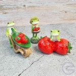 덕우 딸기 개굴 농장 3종 선반꾸미기 특이한소품 : 덕우무역