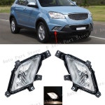 쌍용 코란도 자동차 앞 범퍼 안개등 주간 운전 램프 2010 : 미주에오