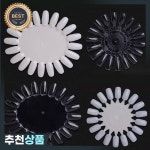 5개/몫 가짜 네일 아트 디스플레이 차트 클리어/자연 거짓 팁 스틱 컬러 카드 아크릴 젤 폴란드어 연습 팔레트 휠 : 제이케이17