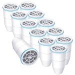 VIPHASE ZR-001 ZR-017 ZR-004용 6단계 0 TDS 정수 필터 교체  12 pack : 나닥스마켓